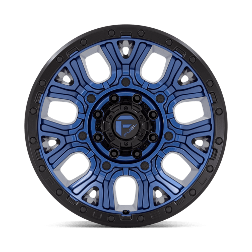 Fuel 1PC D82720901850 D827 20X9 8X180 DK-BLUE BLK-RG 1MM - Truck Part Superstore