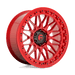 Fuel 1PC D75817908450 D758 17X9 6X5.5 GL-RED 01MM - Truck Part Superstore