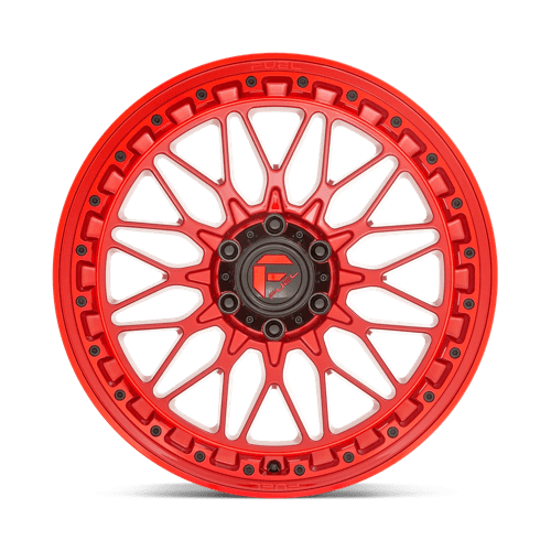 Fuel 1PC D75817907545 D758 17X9 5X5.0 GL-RED -12MM - Truck Part Superstore
