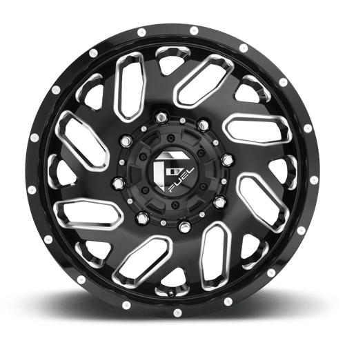 Fuel 1PC D581208293 D581 20X8.25 8X210 GL-BLK-MIL 105MM - Truck Part Superstore