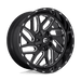 Fuel 1PC D58122009846 D581 22X10 6X135/5.5 GL-BLK-MIL -19MM - Truck Part Superstore