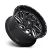 Fuel 1PC D58122009846 D581 22X10 6X135/5.5 GL-BLK-MIL -19MM - Truck Part Superstore
