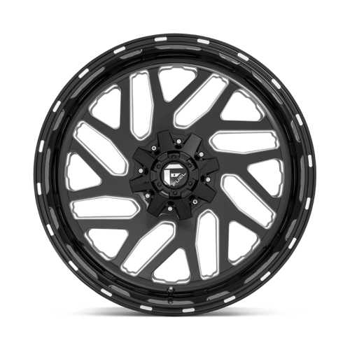 Fuel 1PC D58122009846 D581 22X10 6X135/5.5 GL-BLK-MIL -19MM - Truck Part Superstore