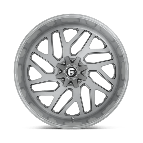 Fuel 1PC D71526208247 D715 26X12 8X6.5 BRSH-GNMTL-TTC -44MM - Truck Part Superstore