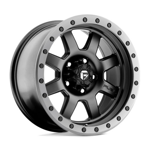Fuel 1PC D55117857345 D551 17X8.5 5X5.0 MT-BLK-GBR -6MM - Truck Part Superstore