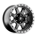 Fuel 1PC D55117857345 D551 17X8.5 5X5.0 MT-BLK-GBR -6MM - Truck Part Superstore