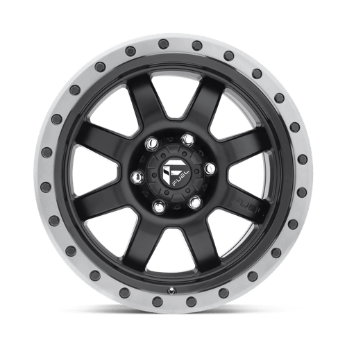 Fuel 1PC D55118907350 D551 18X9 5X5.0 MT-BLK-GBR 01MM - Truck Part Superstore
