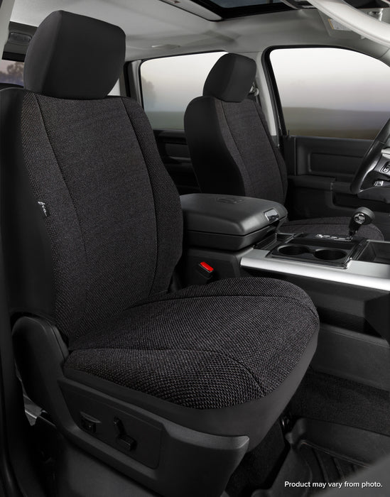 FIA TRS49-48 BLACK TR40 Series - Wrangler Saddleblanket Custom Fit Front Seat Cover - Solid Black - Truck Part Superstore