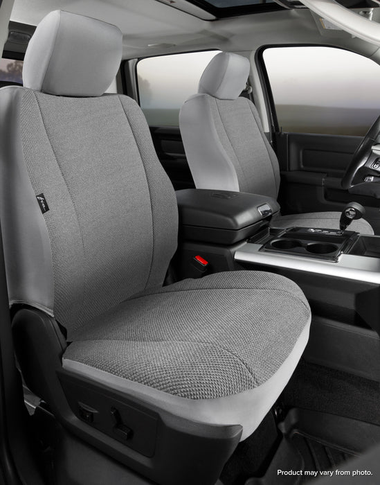 FIA TRS49-7 GRAY Wrangler™ Solid Seat Cover; Saddle Blanket; Gray; Bucket Seats; - Truck Part Superstore