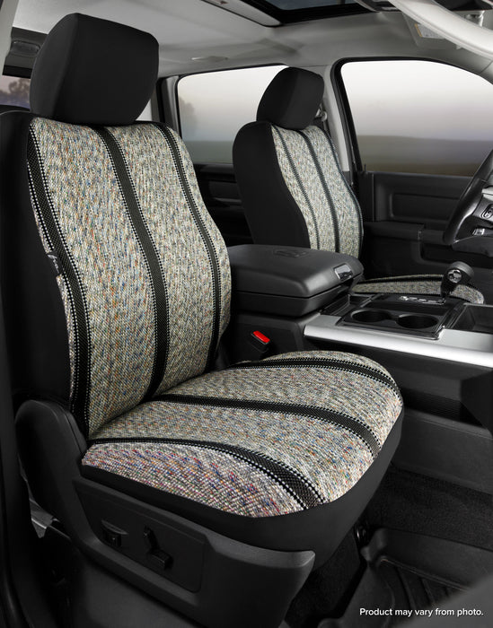 FIA TR49-48 BLACK TR40 Series - Wrangler Saddleblanket Custom Fit Front Seat Cover - Black - Truck Part Superstore