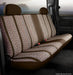 FIA TR49-6 BROWN Wrangler™ Custom Seat Cover; Saddle Blanket; Brown; Bench Seat; Cushion Cut Out; - Truck Part Superstore