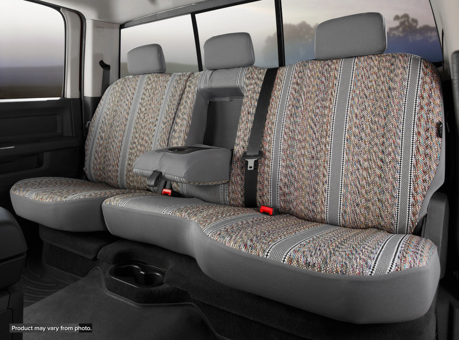 FIA TR42-90 GRAY TR40 Series - Wrangler Saddleblanket Custom Fit Rear Seat Cover - Gray - Truck Part Superstore