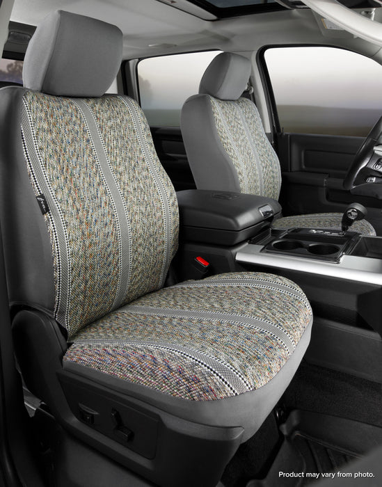 FIA TR49-48 GRAY TR40 Series - Wrangler Saddleblanket Custom Fit Front Seat Cover - Gray - Truck Part Superstore