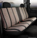 FIA TR49-6 BLACK Wrangler™ Custom Seat Cover; Saddle Blanket; Black; Bench Seat; Cushion Cut Out; - Truck Part Superstore