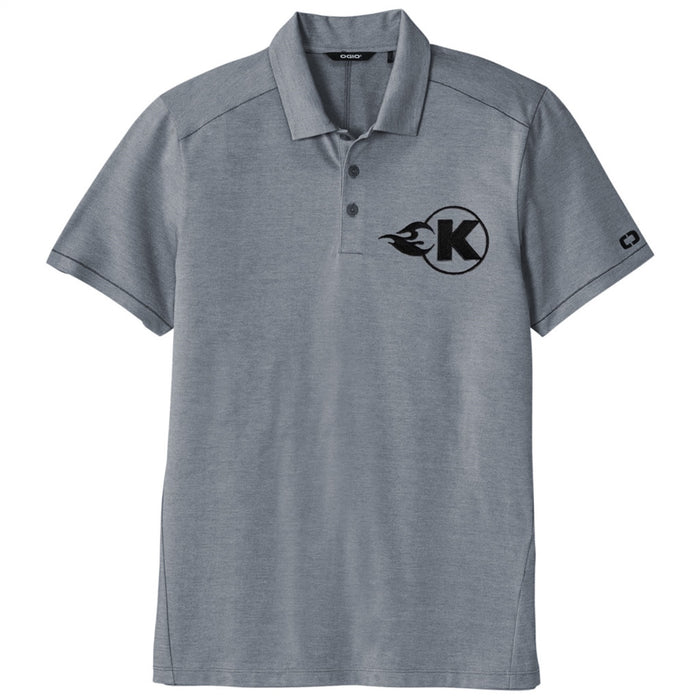 Kooks Custom Headers TS-100654-01 Grey Polo with Black K-Flame-M - Truck Part Superstore