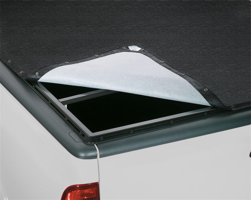 Lund 90981 Genesis™ Elite Snap Tonneau; Black; w/o Utili-Track; - Truck Part Superstore