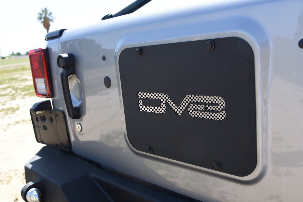 DV8 Offroad TS01RJK Tramp Stamp Rear Tailgate Cover Plate DV8 Offroad - Truck Part Superstore