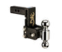 B&W Trailer Hitches TS10037BB B&W Tow And Stow Dual Ball 2" Adj Ball Mount 5" Drop/5-1/2" Rise, Browning - Truck Part Superstore