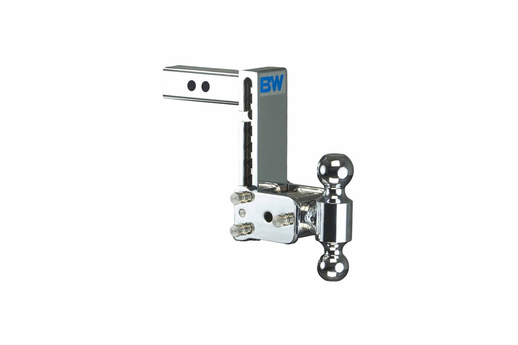B&W Trailer Hitches TS10040C 10" Chrome T&S, Double Ball - Truck Part Superstore