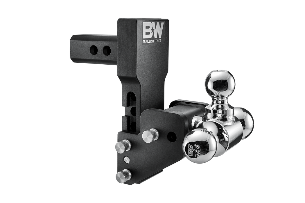 B&W Trailer Hitches TS10066BMP 2 in Model 9 Blk T&S Tri Ball for Multi-Pro Tailgate - Truck Part Superstore