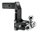 B&W Trailer Hitches TS20067BMP 2.5 Model 10 Blk T&S Tri Ball for Multi-Pro Tailgate - Truck Part Superstore