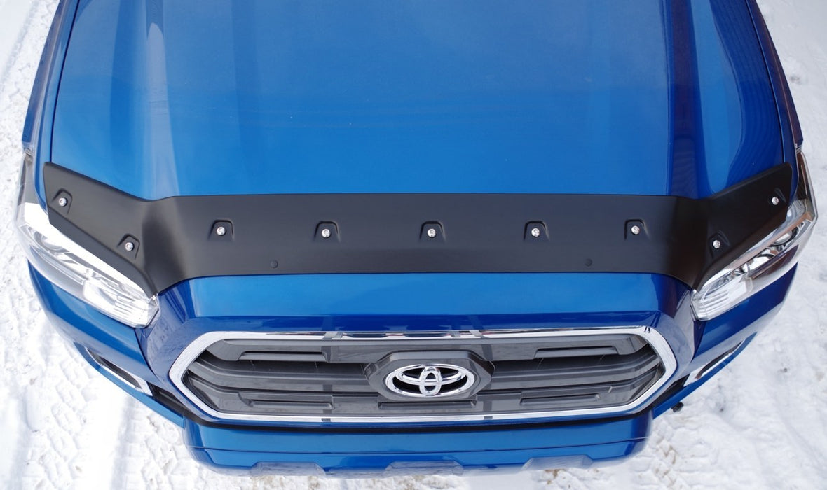 Tough Guard TS20E16 Tacoma Hood Guard For 16-18 Toyota Tacoma Black Smooth Tough Guard - Truck Part Superstore