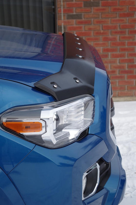 Tough Guard TS20E16 Tacoma Hood Guard For 16-18 Toyota Tacoma Black Smooth Tough Guard - Truck Part Superstore