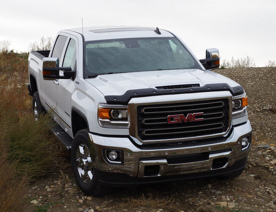 Tough Guard TS23D17 Sierra Hood Guard For 17-19 Sierra 2500/3500 HD Diesel Only Black Smooth Tough Guard - Truck Part Superstore