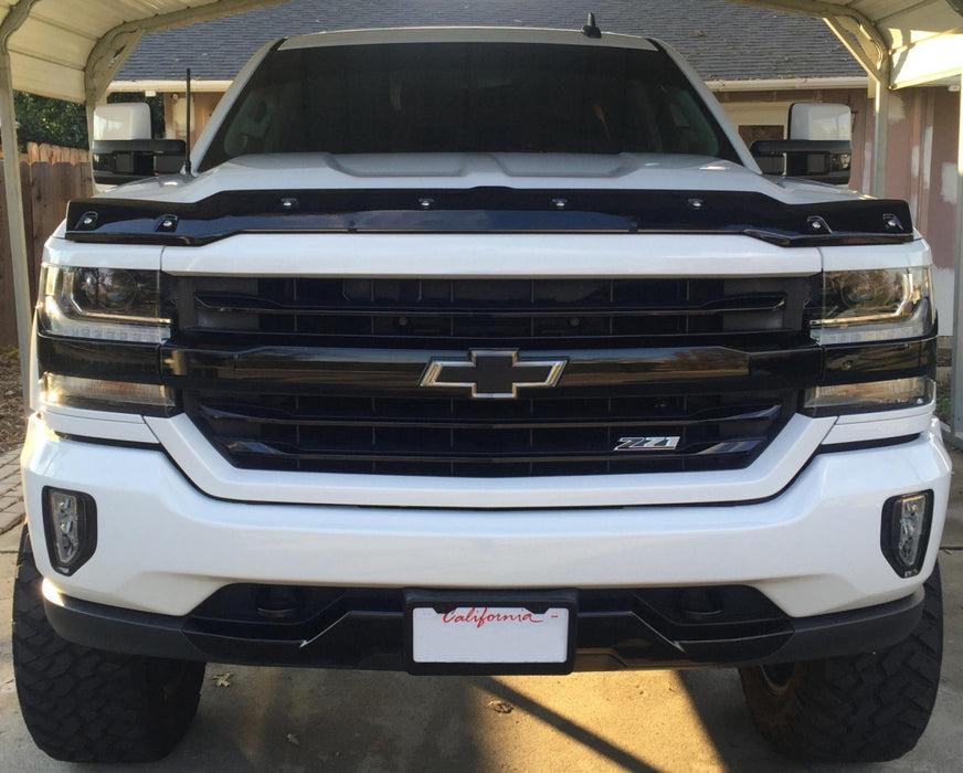 Tough Guard TS5D16 Silverado 1500 Hood Guard For 16-18 Silverado 1500 Black Smooth Tough Guard - Truck Part Superstore