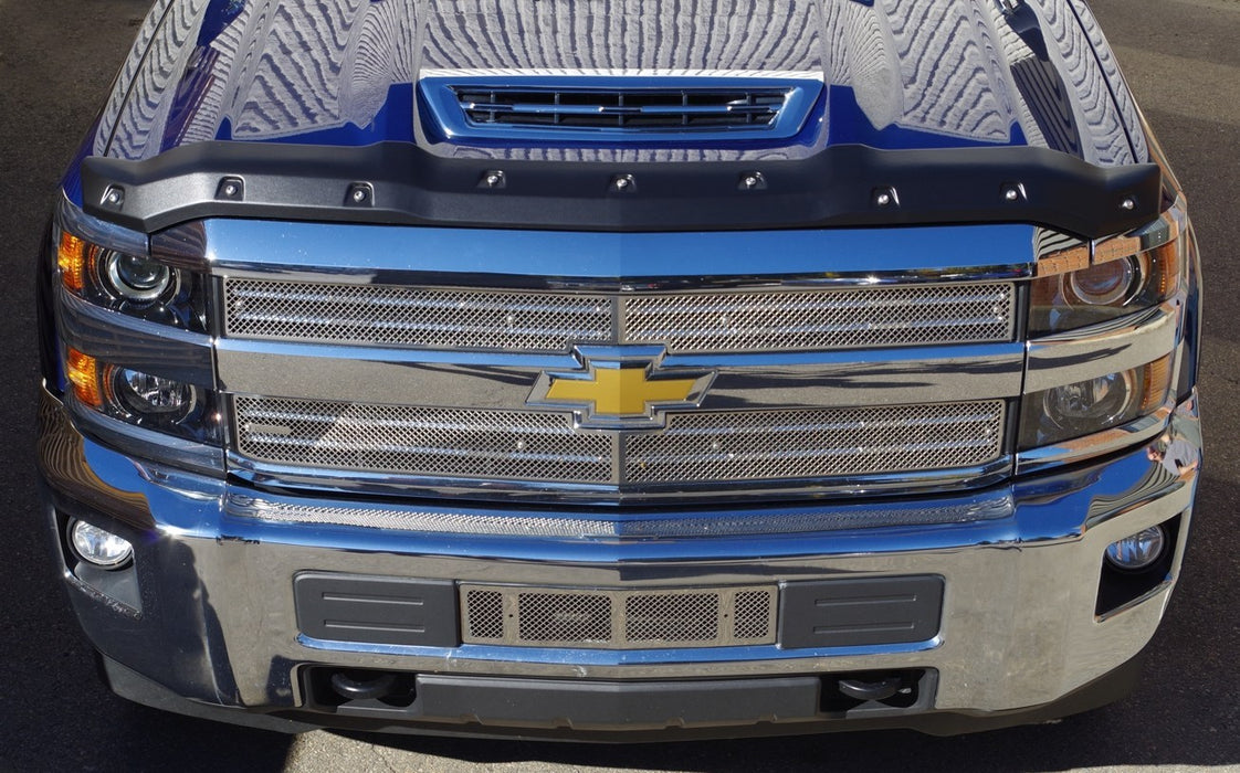 Tough Guard TS5N17 Silverado 2500/3500 HD Hood Guard For 17-19 Silverado 2500/3500 HD Diesel Only Black Smooth Tough Guard - Truck Part Superstore