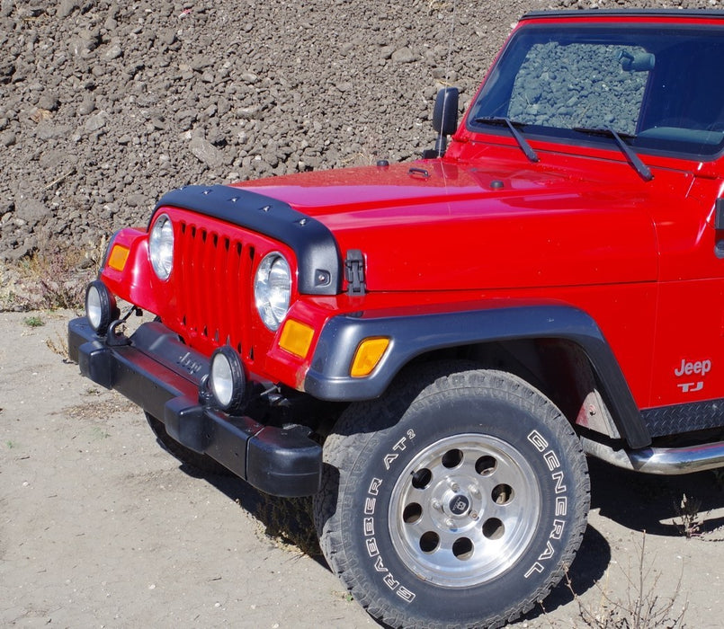 Tough Guard TS7W96 Jeep TJ Hood Guard For 97-06 Wrangler TJ Black Smooth Tough Guard - Truck Part Superstore
