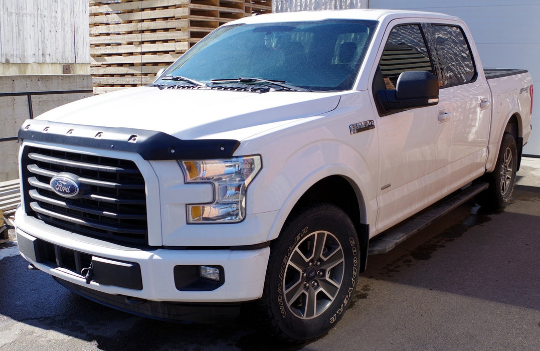 Tough Guard TS8A15 F-150 Hood Guard For 15-19 Ford F-150 Black Smooth Tough Guard - Truck Part Superstore