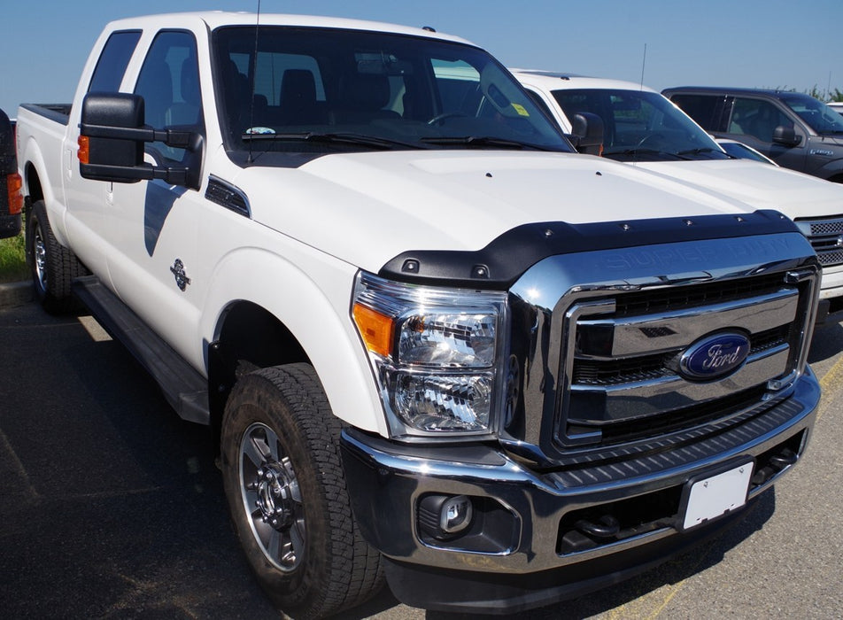 Tough Guard TS8G11 Super Duty Hood Guard For 11-16 Ford F-250/F-350 Super Duty Black Smooth Tough Guard - Truck Part Superstore