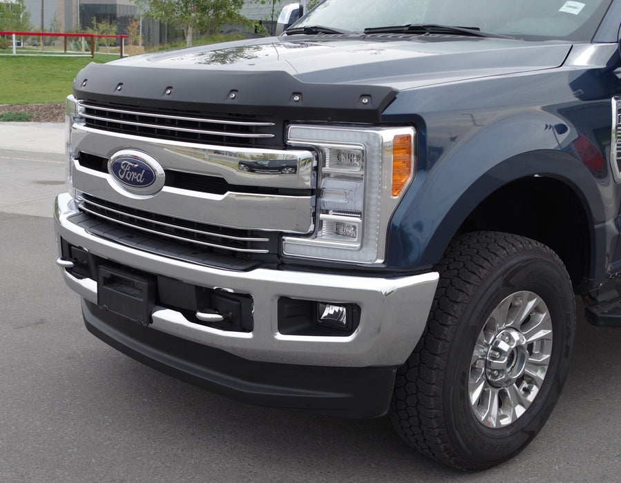 Tough Guard TS8G17 Super Duty Hood Guard For 17-19 Ford F-250/F-350 Super Duty Black Smooth Tough Guard - Truck Part Superstore
