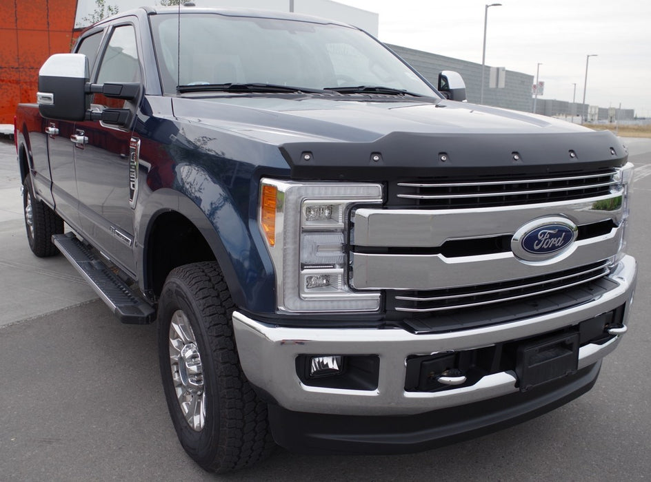 Tough Guard TS8G17 Super Duty Hood Guard For 17-19 Ford F-250/F-350 Super Duty Black Smooth Tough Guard - Truck Part Superstore