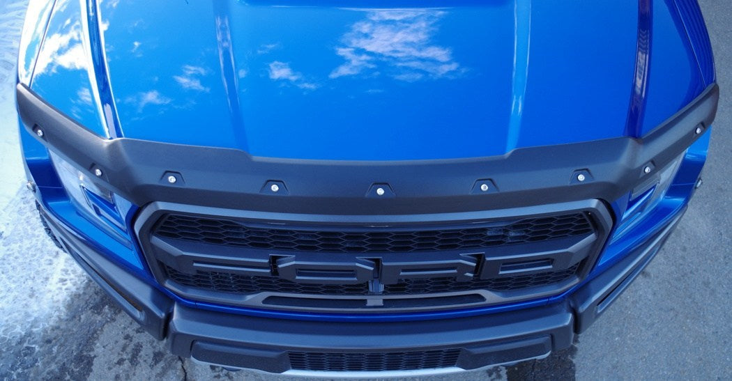 Tough Guard TS8R17 Raptor Hood Guard For 17-19 Ford F-150 Raptor Black Smooth Tough Guard - Truck Part Superstore