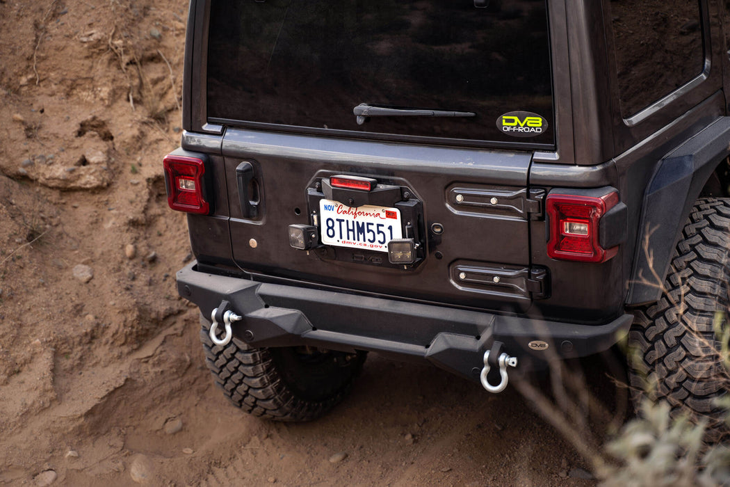 DV8 Offroad TSJL-03 Spare Tire Delete With Light Mounts For 18-22 Jeep Wrangler JL DV8 Offroad - Truck Part Superstore