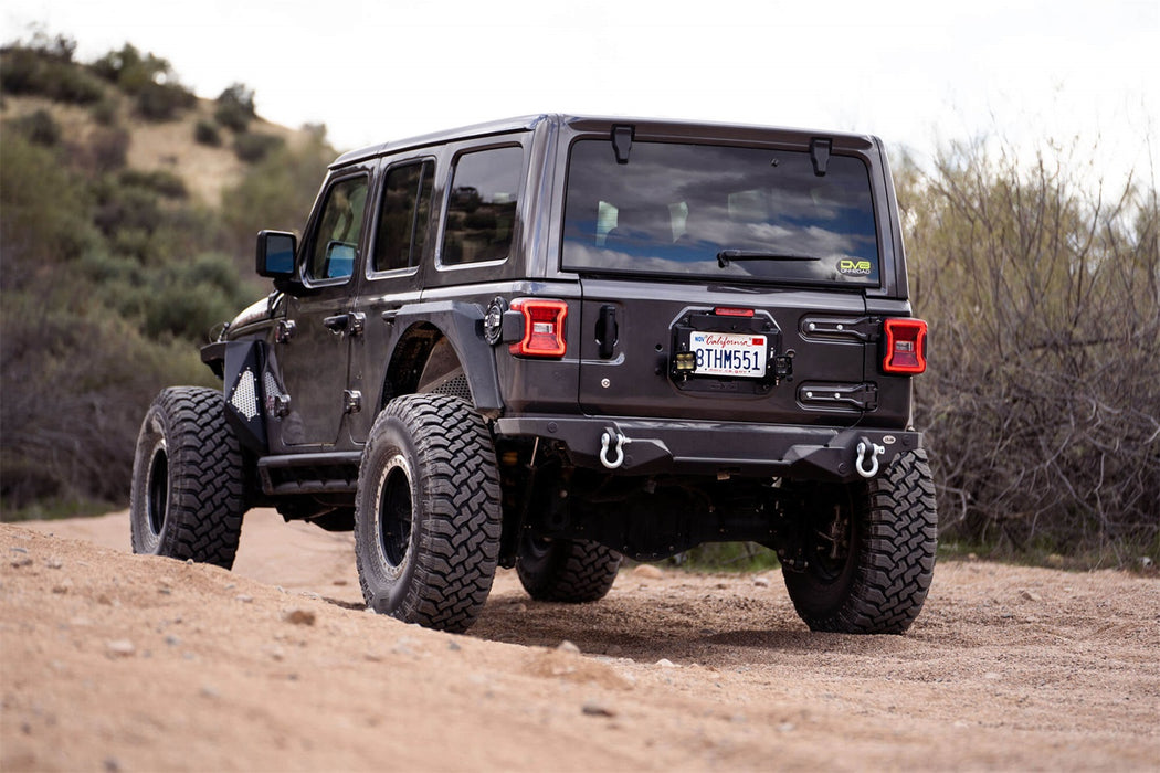 DV8 Offroad TSJL-03 Spare Tire Delete With Light Mounts For 18-22 Jeep Wrangler JL DV8 Offroad - Truck Part Superstore