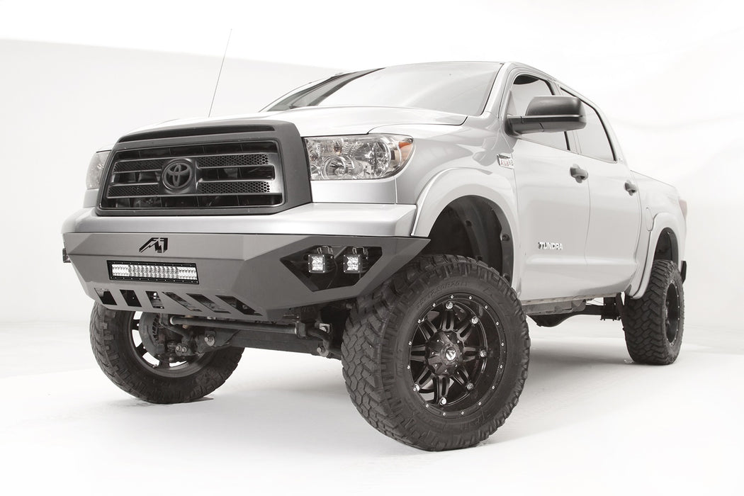Fab Fours TT07-D4451-1 Vengeance Front Bumper; 2 Stage Black Powder Coated; No Guard; - Truck Part Superstore