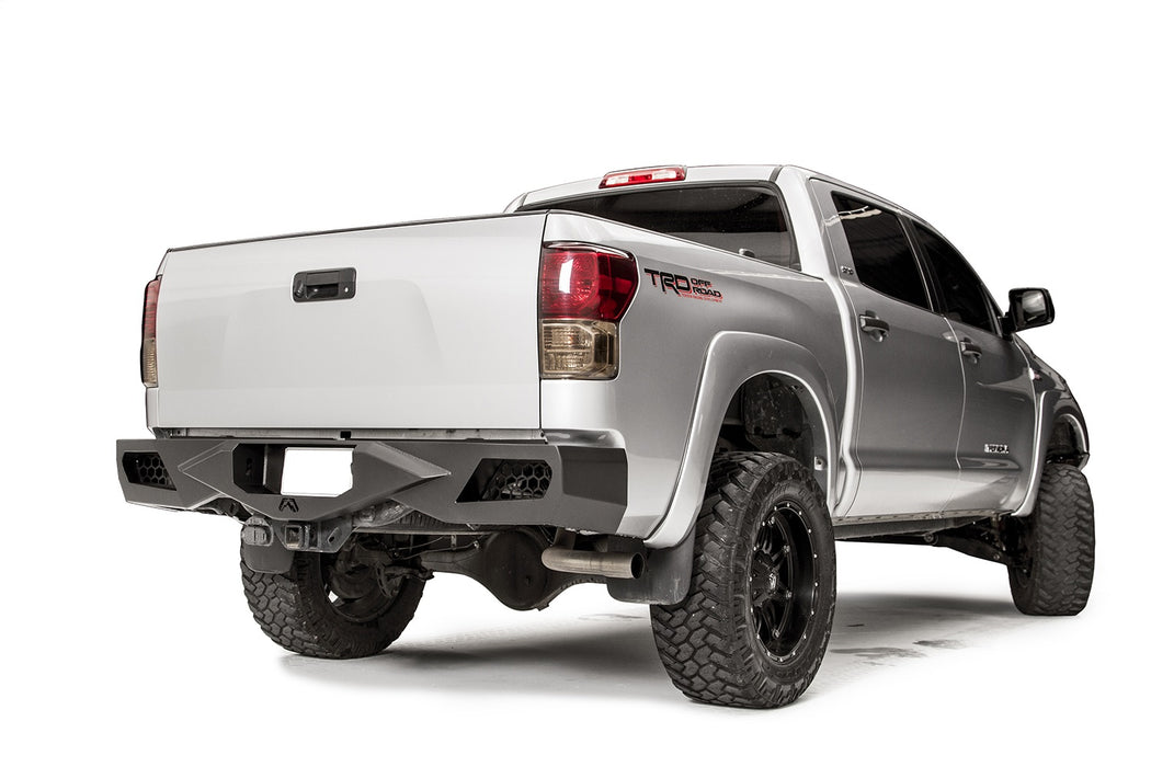 Fab Fours TT07-E1550-1 Vengeance Rear Bumper; 2 Stage Black Powder Coated; - Truck Part Superstore