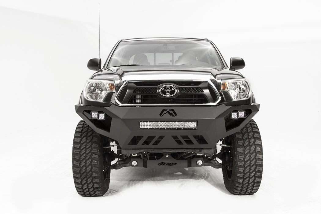 Fab Fours TT12-D1651-1 Vengeance Front Bumper; 2 Stage Black Powder Coated; No Guard; - Truck Part Superstore