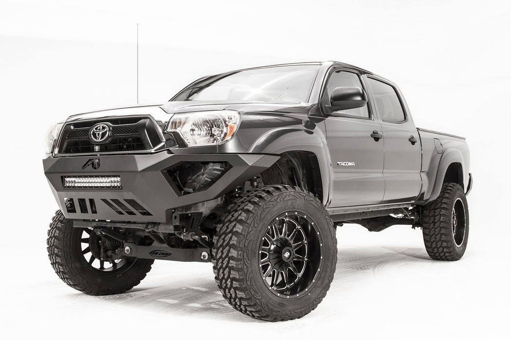 Fab Fours TT12-D1651-1 Vengeance Front Bumper; 2 Stage Black Powder Coated; No Guard; - Truck Part Superstore