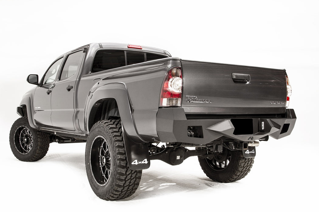 Fab Fours TT12-E1651-1 Vengeance Rear Bumper; 2 Stage Black Powder Coated; - Truck Part Superstore