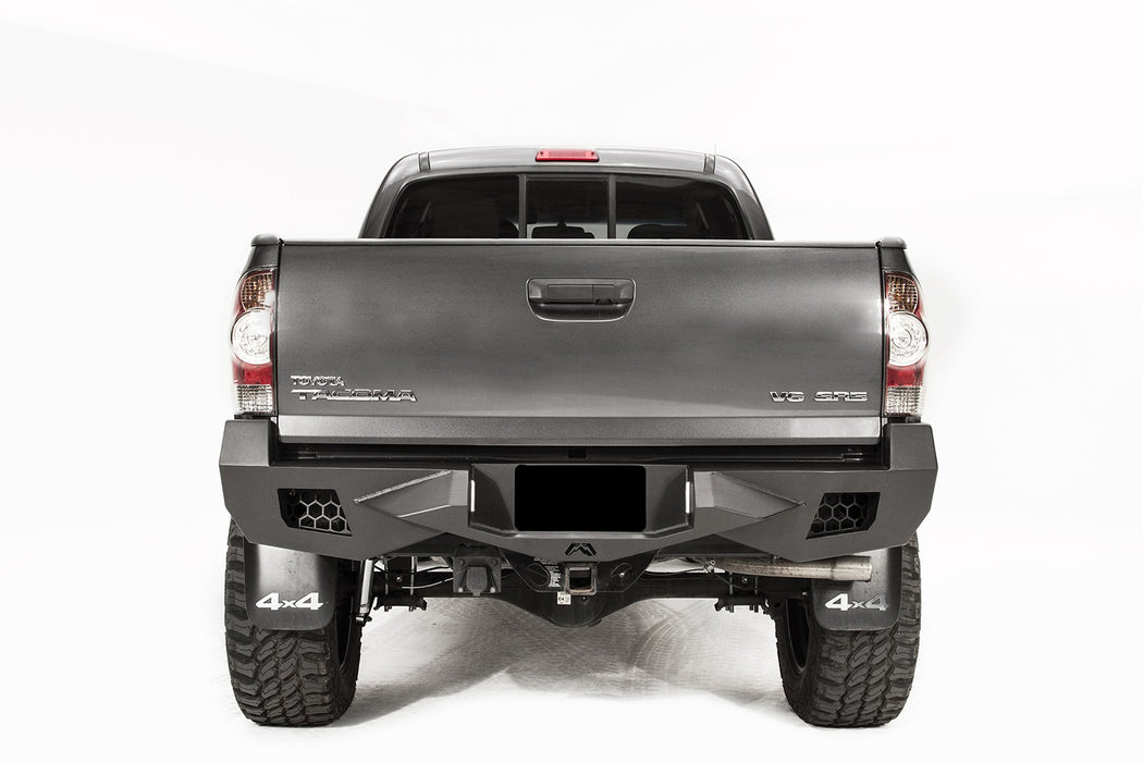 Fab Fours TT12-E1651-1 Vengeance Rear Bumper; 2 Stage Black Powder Coated; - Truck Part Superstore