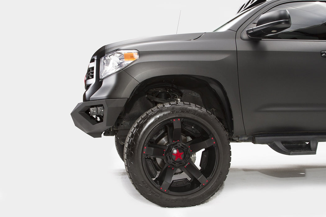 Fab Fours TT14-D2851-1 Vengeance Front Bumper; 2 Stage Black Powder Coated; No Guard; - Truck Part Superstore