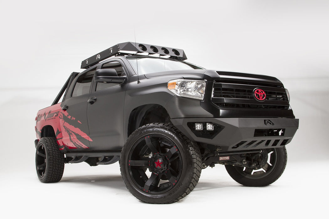 Fab Fours TT14-D2851-B Vengeance Front Bumper; Uncoated/Paintable; No Guard; [AWSL]; - Truck Part Superstore