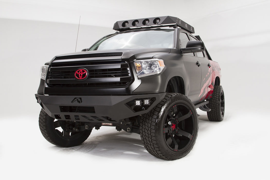 Fab Fours TT14-D2851-1 Vengeance Front Bumper; 2 Stage Black Powder Coated; No Guard; - Truck Part Superstore