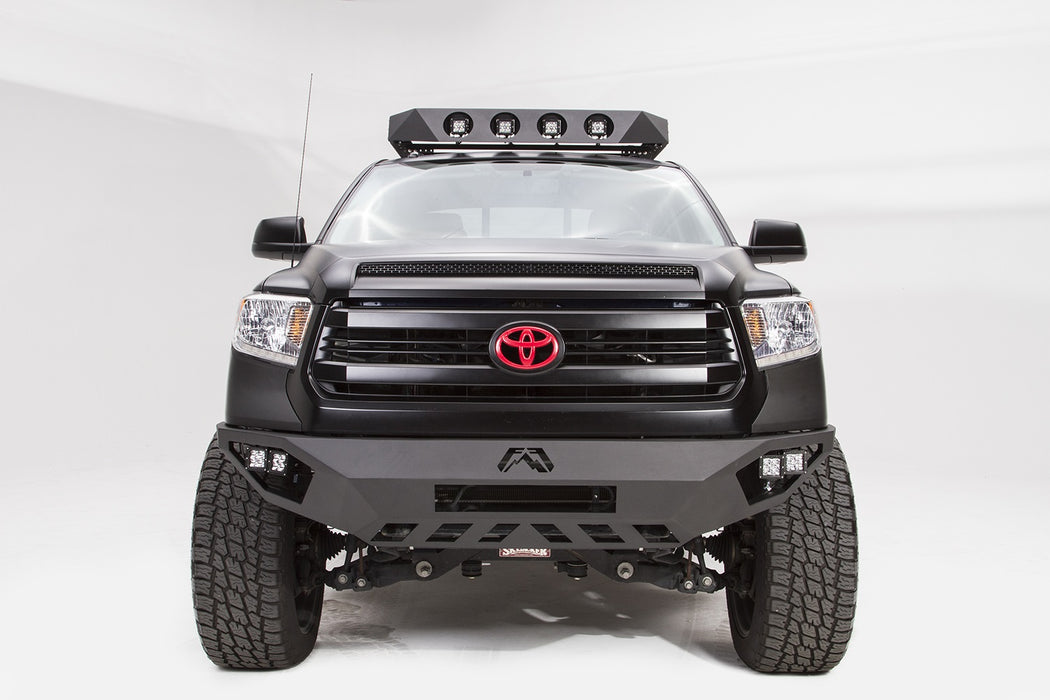 Fab Fours TT14-D2851-1 Vengeance Front Bumper; 2 Stage Black Powder Coated; No Guard; - Truck Part Superstore