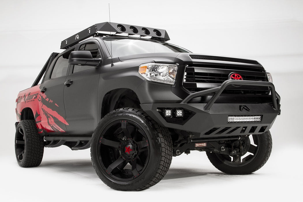 Fab Fours TT14-D2852-1 Vengeance Front Bumper; 2 Stage Black Powder Coated; Pre-Runner Guard; - Truck Part Superstore