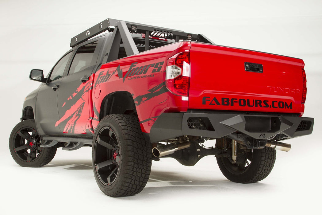 Fab Fours TT14-E2851-1 Vengeance Rear Bumper; 2 Stage Black Powder Coated; - Truck Part Superstore